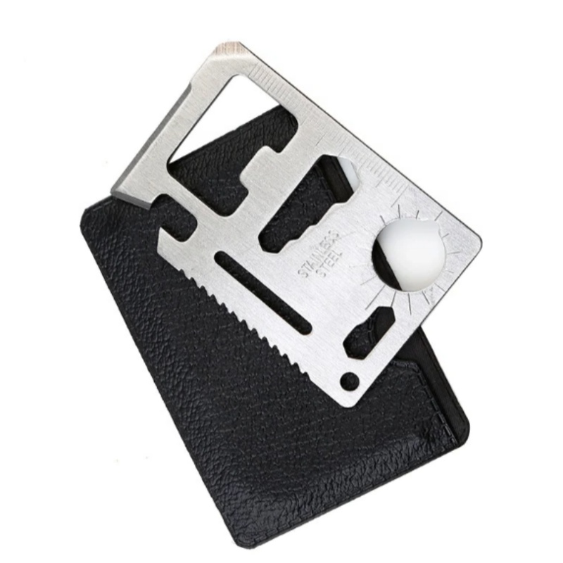 Multitool Credit Card - سكين متعدد الاستخدامات من الفولاذ المقاوم
