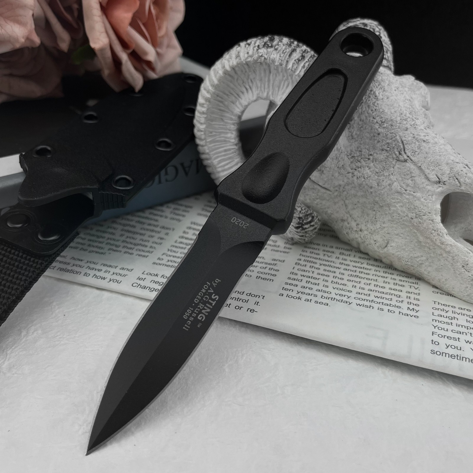 Edc Carry Fixed Blade Knife - سكين متعدد الوظائف ذو نصل ثابت