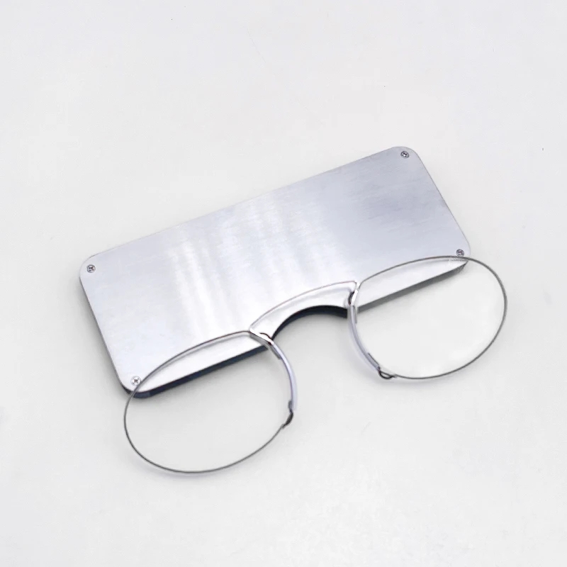 Wallet Slim Titanium - 2024 التيتانيوم نظارات للقراءة الصغيرة كليب