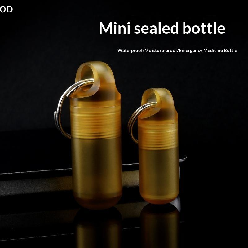 Edc Pill Carry - زجاجة صغيرة من البولي إيثيلين متعددة