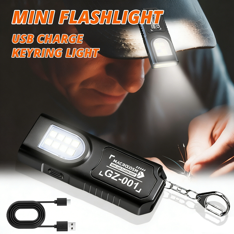 Keychain Flashlight - مصباح يدوي LED صغير محمول قابل