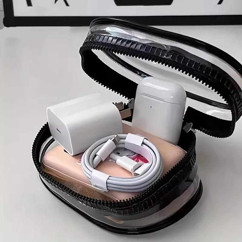 حقيبة تخزين شفافة صغيرة محمولة - مراجعة Cable Winder Keychain وسعره