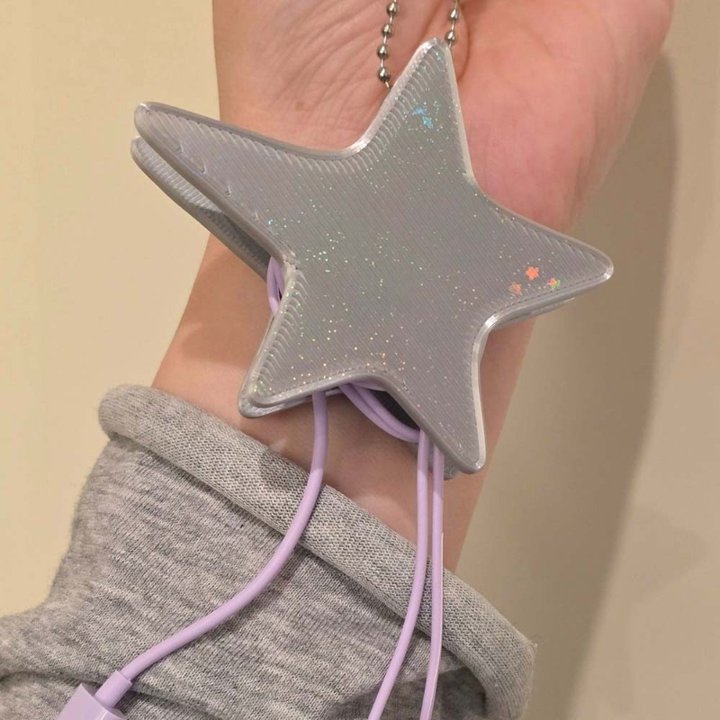منظم كابلات على شكل نجمة Y2K،  - مراجعة Cable Winder Keychain وسعره
