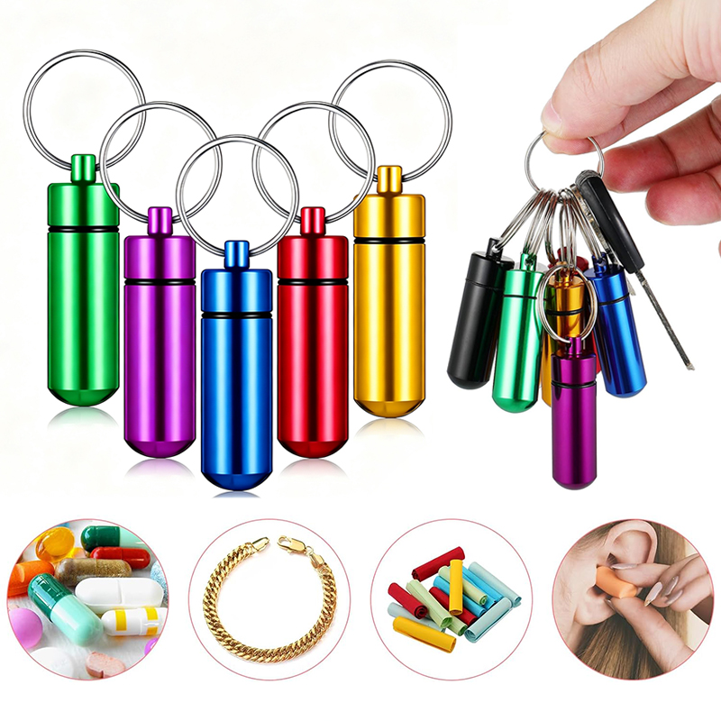 1/5 قطع من علب الأدوية الصغيرة - مراجعة Edc Pill Carry وسعره