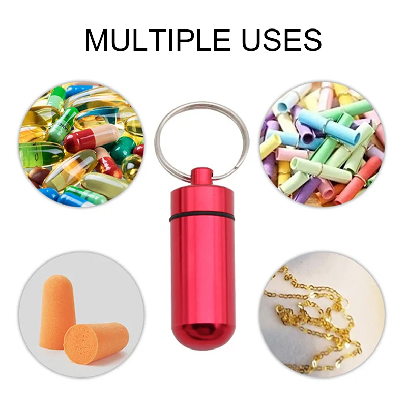 1/5 قطع من علب الأدوية الصغيرة - مراجعة Edc Pill Carry وسعره