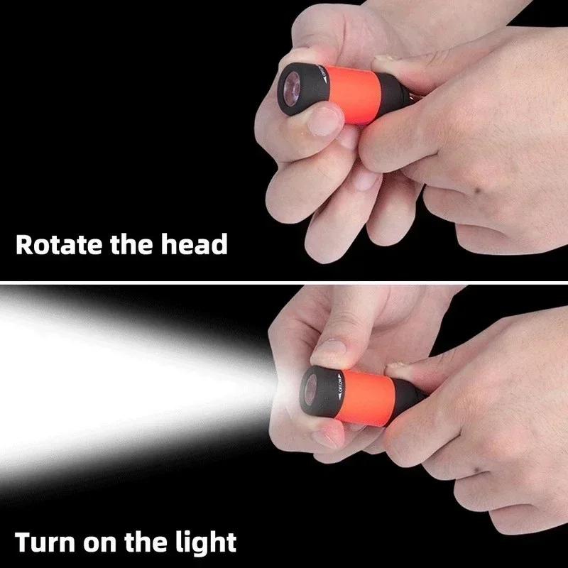 USB قابلة للشحن LED متعددة الو - مراجعة Keychain Flashlight وسعره