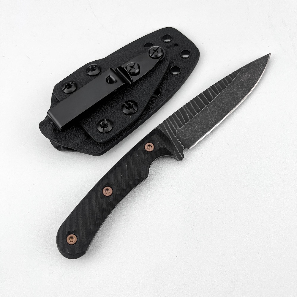 سكين بوشكرافت ذو نصل كامل من ف - مراجعة Edc Carry Fixed Blade Knife وسعره