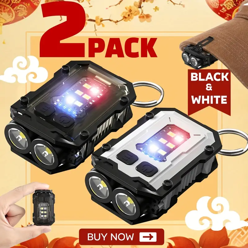 كليب على مصباح يدوي قابلة للشح - مراجعة Keychain Flashlight وسعره