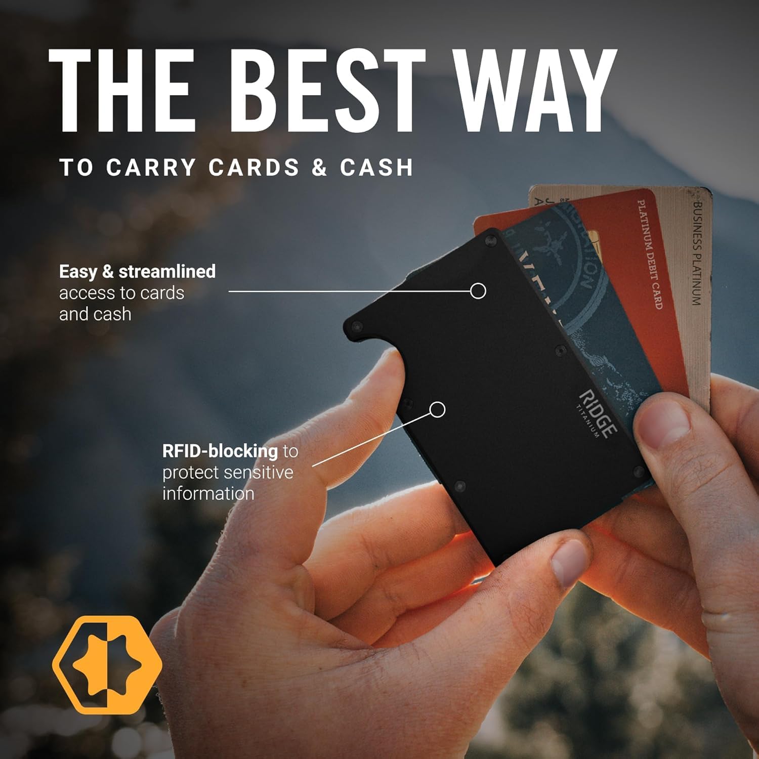 محفظة ذكية للرجال من ذا ريدج،  - مراجعة Wallet Slim Titanium وسعره