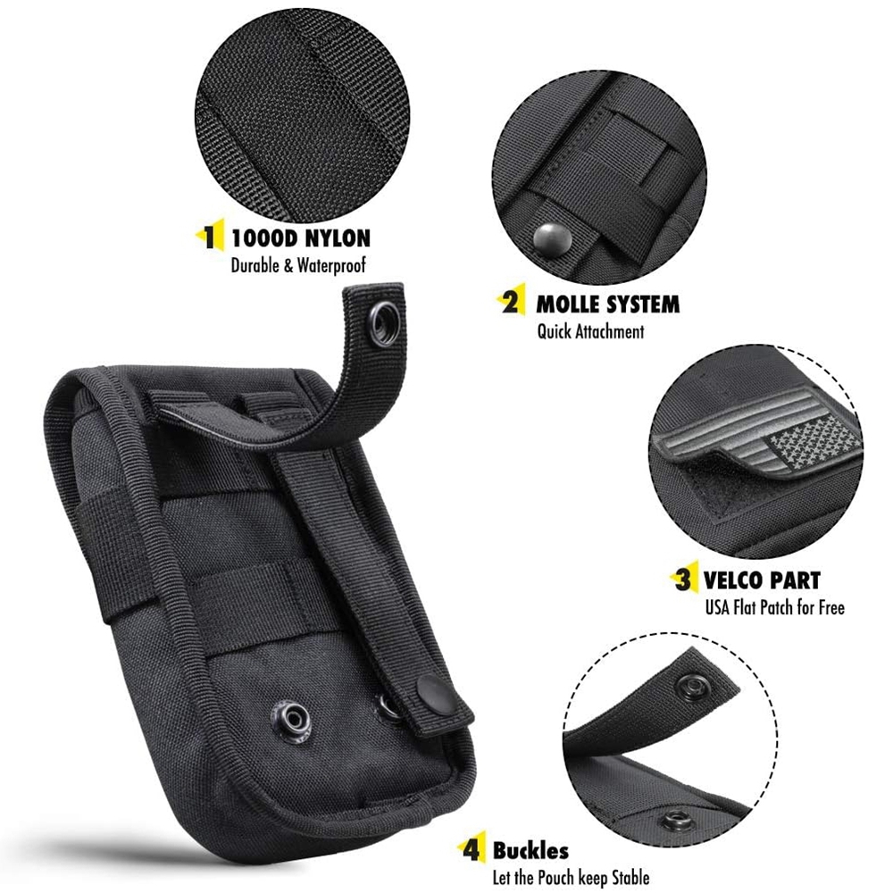 حافظة هاتف تكتيكية بنظام مولي، - مراجعة Edc Carry Pocket وسعره