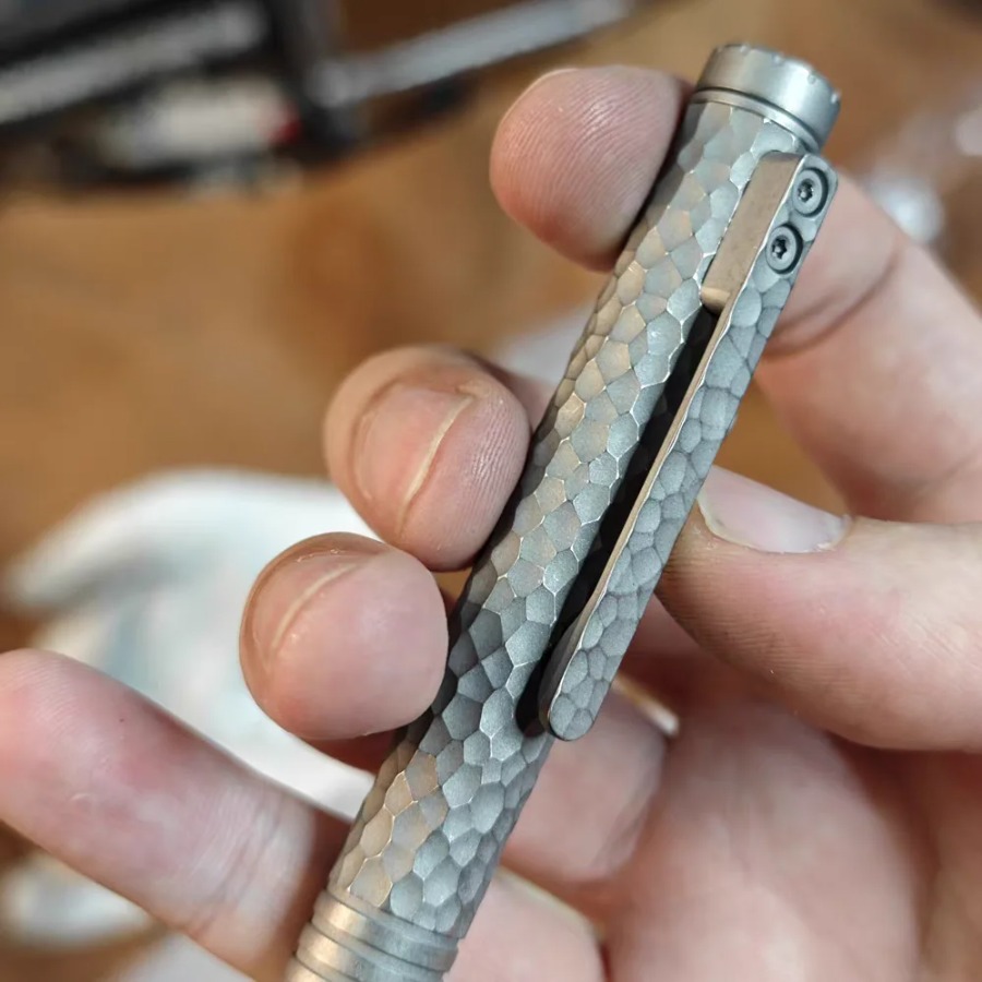 قلم من سبائك التيتانيوم TC4 لل - مراجعة Edc Carry Pen وسعره