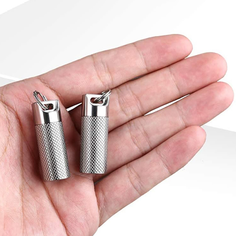 سبائك التيتانيوم صغيرة مقاوم ل - مراجعة Edc Pill Carry وسعره