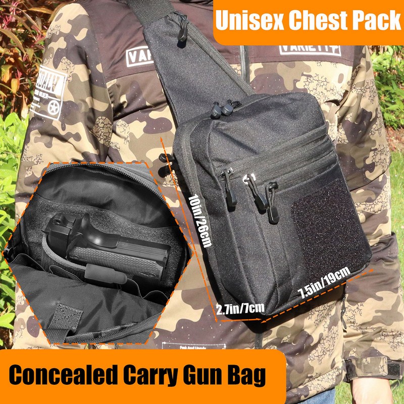 جديد التكتيكية حقيبة صدر للرجا - مراجعة Edc Carry Bag For Men وسعره