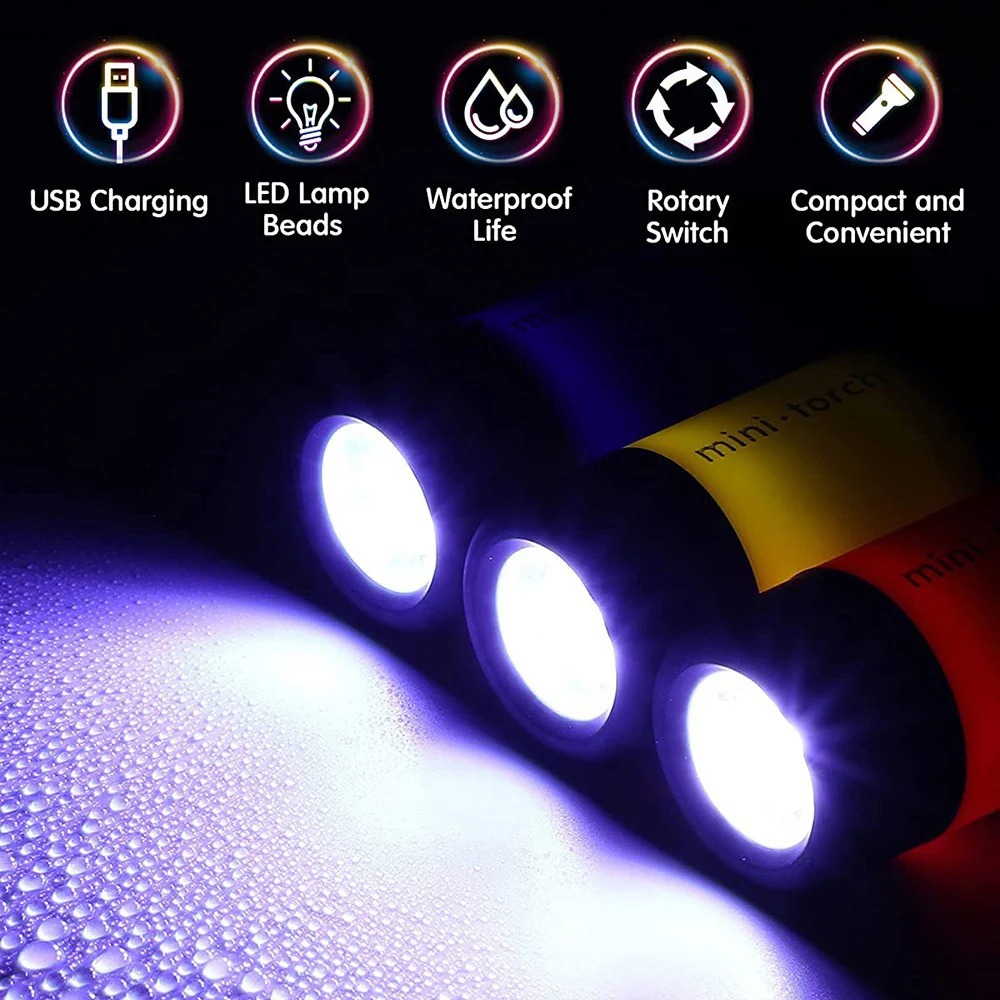 مصباح يدوي صغير قابل لإعادة ال - مراجعة Keychain Flashlight وسعره