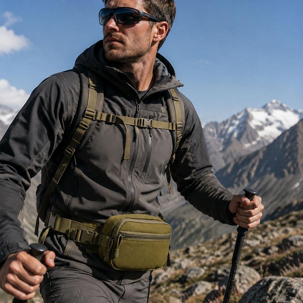 حقيبة خصر تكتيكية للحمل المخفي - مراجعة Edc Carry Bag For Men وسعره