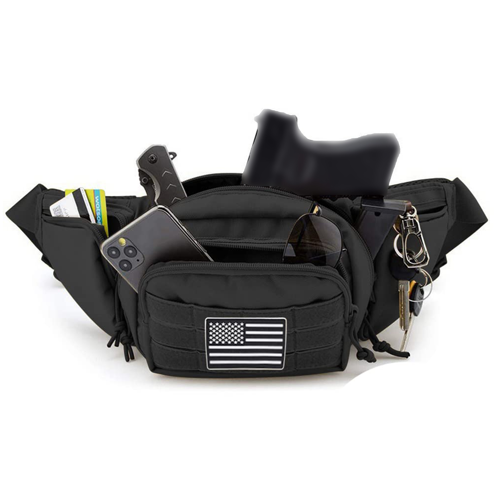 حقيبة خصر تكتيكية لحمل المسدس  - مراجعة Edc Carry Bag For Men وسعره