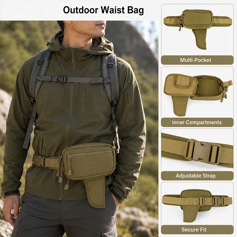 حقيبة خصر متعددة الوظائف من ال - مراجعة Edc Concealed Carry Belt وسعره