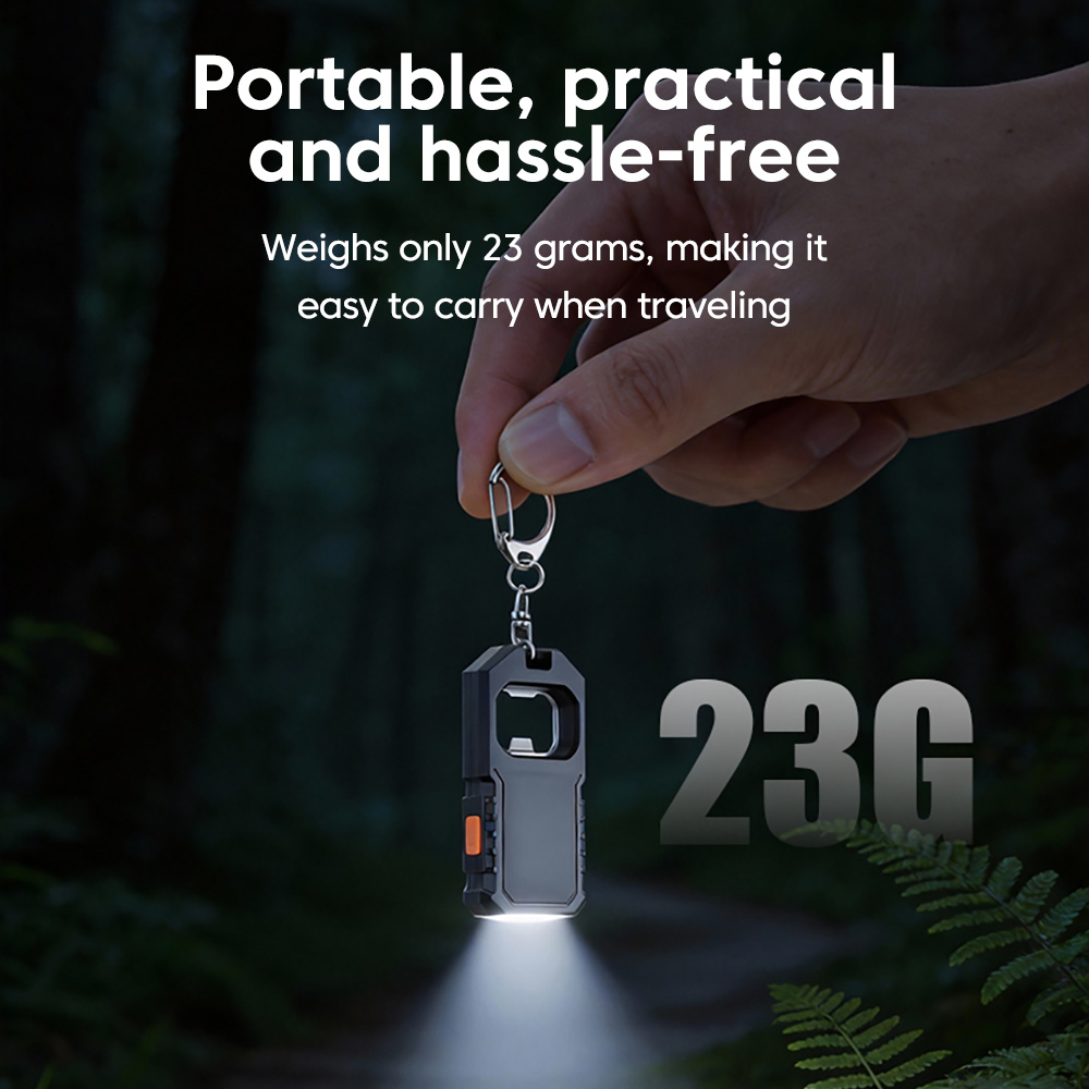 مصباح يدوي متعدد الوظائف مع سل - مراجعة Keychain Flashlight وسعره